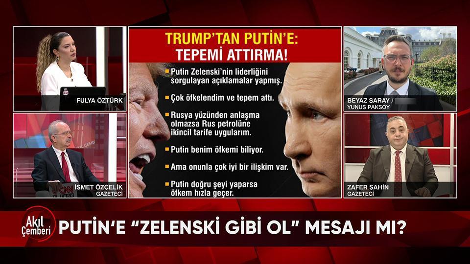 Trump'ın Putin'e çok kızgınım açıklaması ile İran-Husilere tehdidi ve İran'ın ABD bize saldıramaz çıkışı Akıl Çemberi'nde konuşuldu