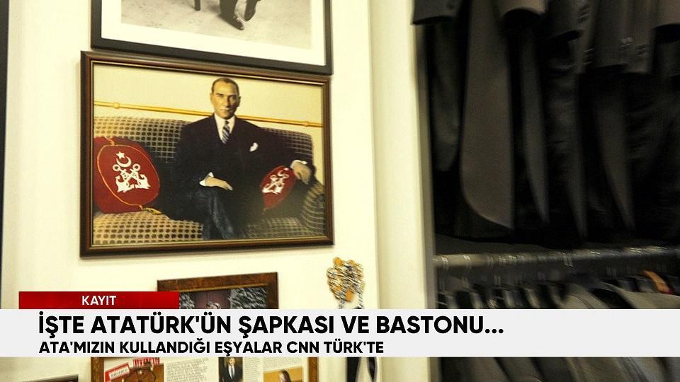 Şapka, baston, pantolon askısı: İşte Atatürk'ün terzisine hatıra bıraktığı eşyalar...