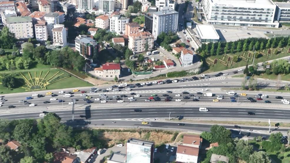 İstanbulda bayram tatili dönüşünde helikopterli denetim