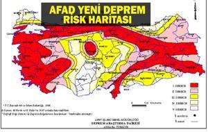 AFAD YENİ DEPREM HARİTASI: AFAD deprem haritası yenilendi! Türkiye'de deprem riski en az iller neresi? Hangi illerde deprem riski yüksek? AFAD Türkiye Deprem Haritası!