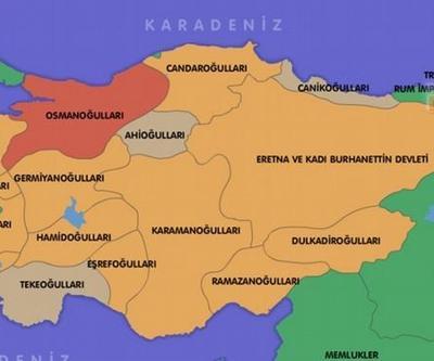 Kuruluş Osmanlıda beylikler dönemi Osmanlıda hangi beylikler var Osmanlı dönemi Anadolu beylikleri hangileri
