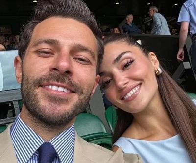 Hande Erçel ve Hakan Sabancı, Roland Garros Finalini İzledi